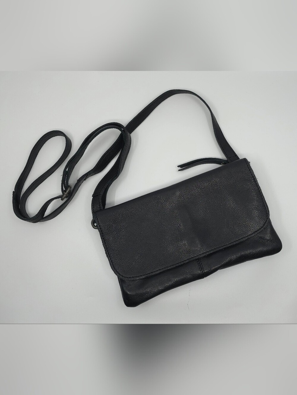 Lydia Crossbody Bag in Black by Latico Leathers